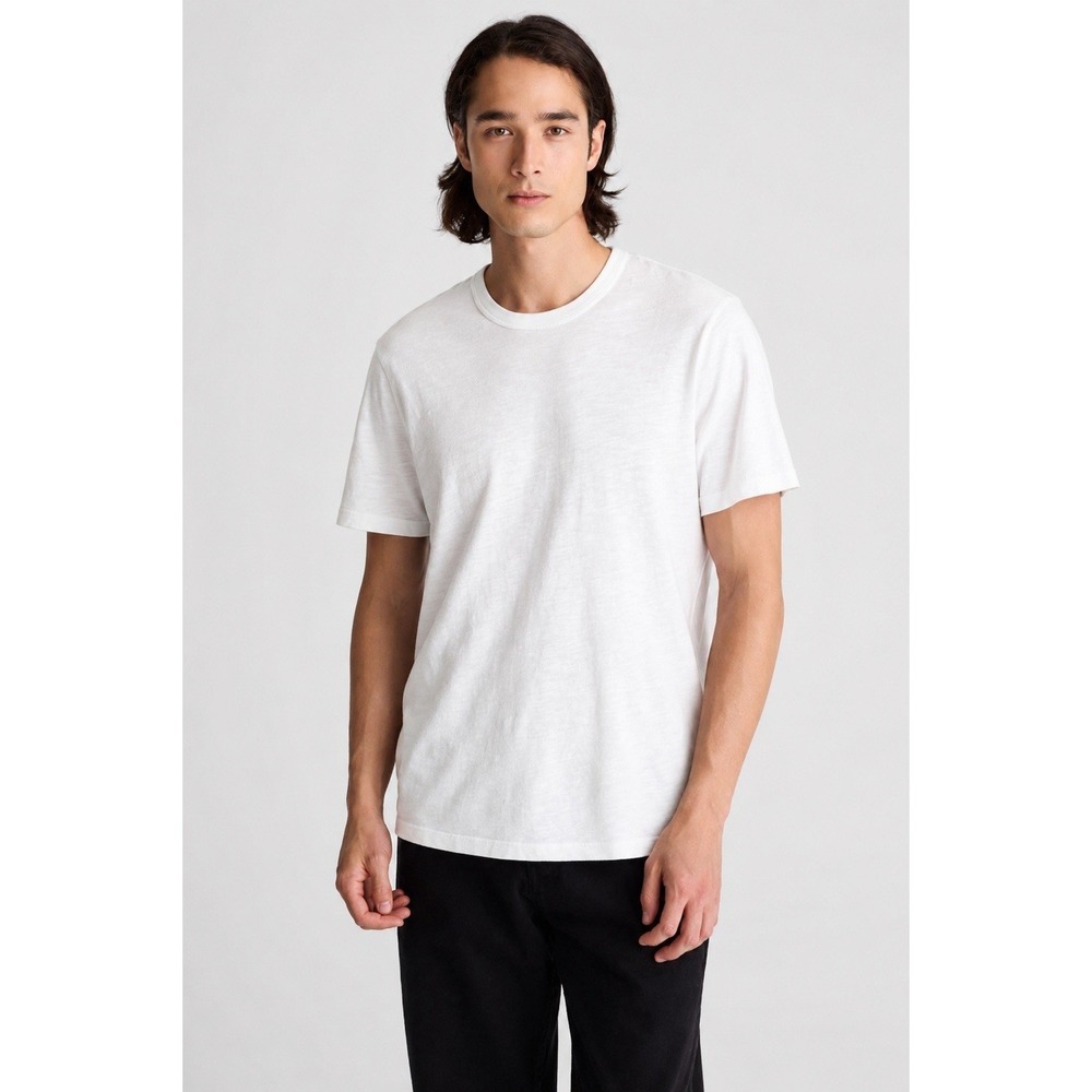 NWT Madewell Men's Heavyweight Slub Cotton Tee T-shirt Short Sleeve White XXL